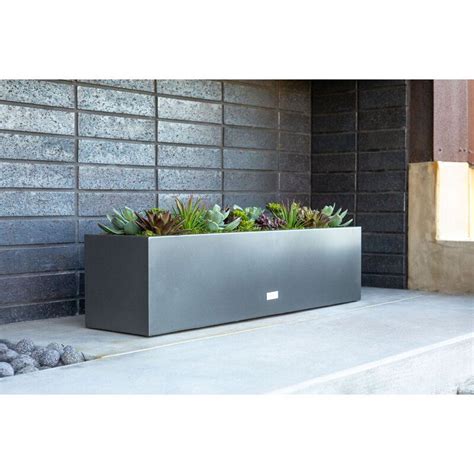 steel box planter|decorative metal planter boxes.